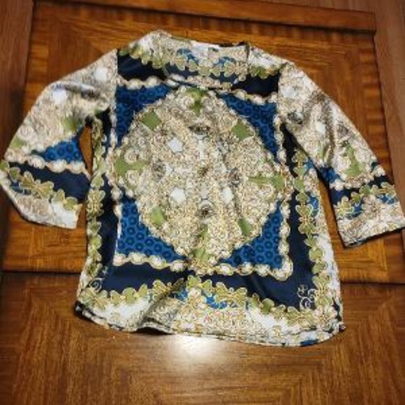 Come Vintage Tunic Blouse - Picture 2 of 12